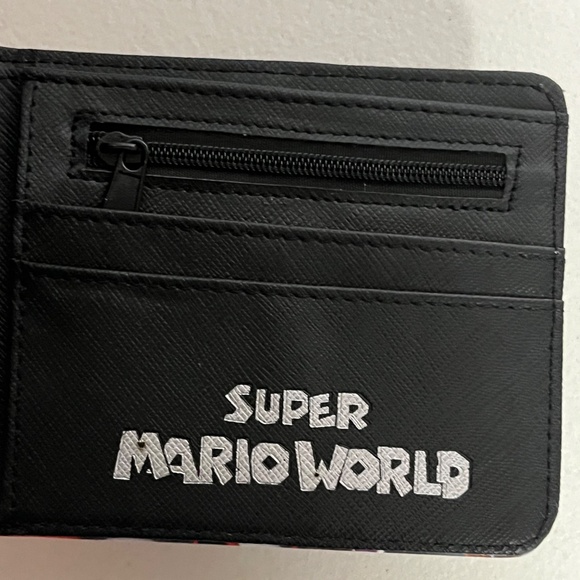 Super Mario Brothers Faux Leather Wallet Bros Gaming Gamer 90s World - Picture 6 of 8